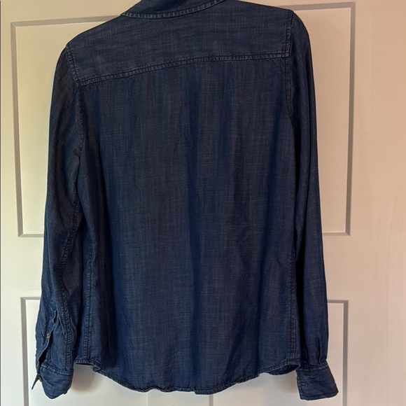 Foxcroft Blue Denim Shirt sz 8 - Picture 5 of 5